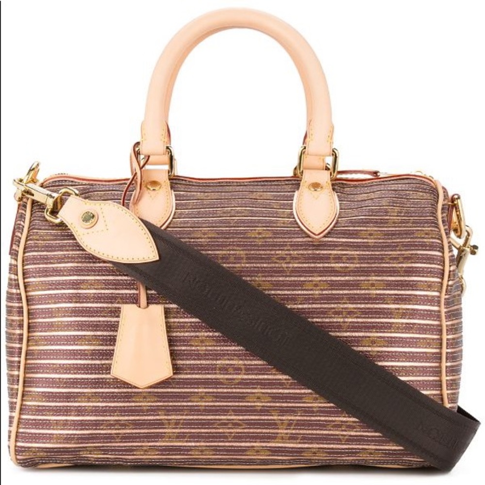 LOUIS VUITTON EDEN 2010 LIMITED EDITION MONOGRAM SPEEDY BANDOULIERE HANDBAG